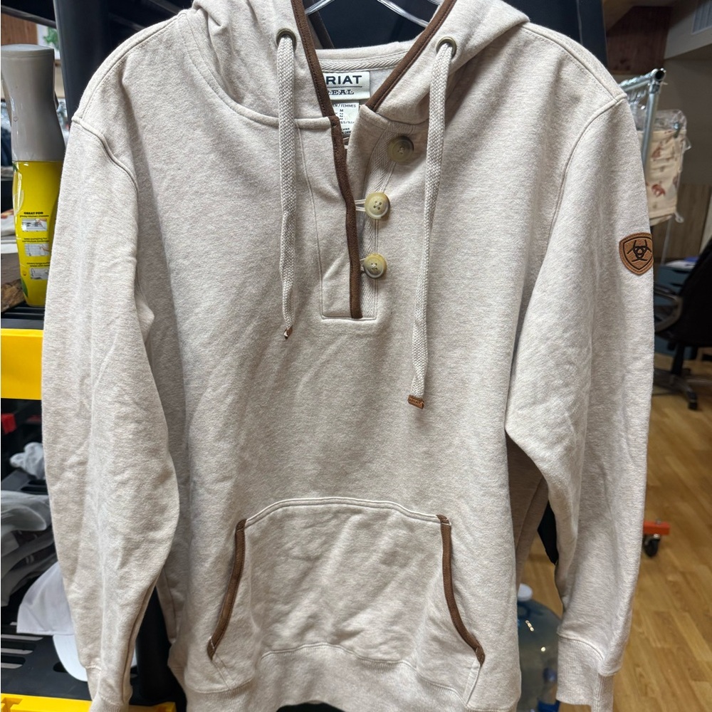 Ariat Women’ Beige Hoodie